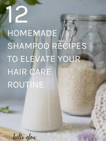 12 homemade shampoo recipes