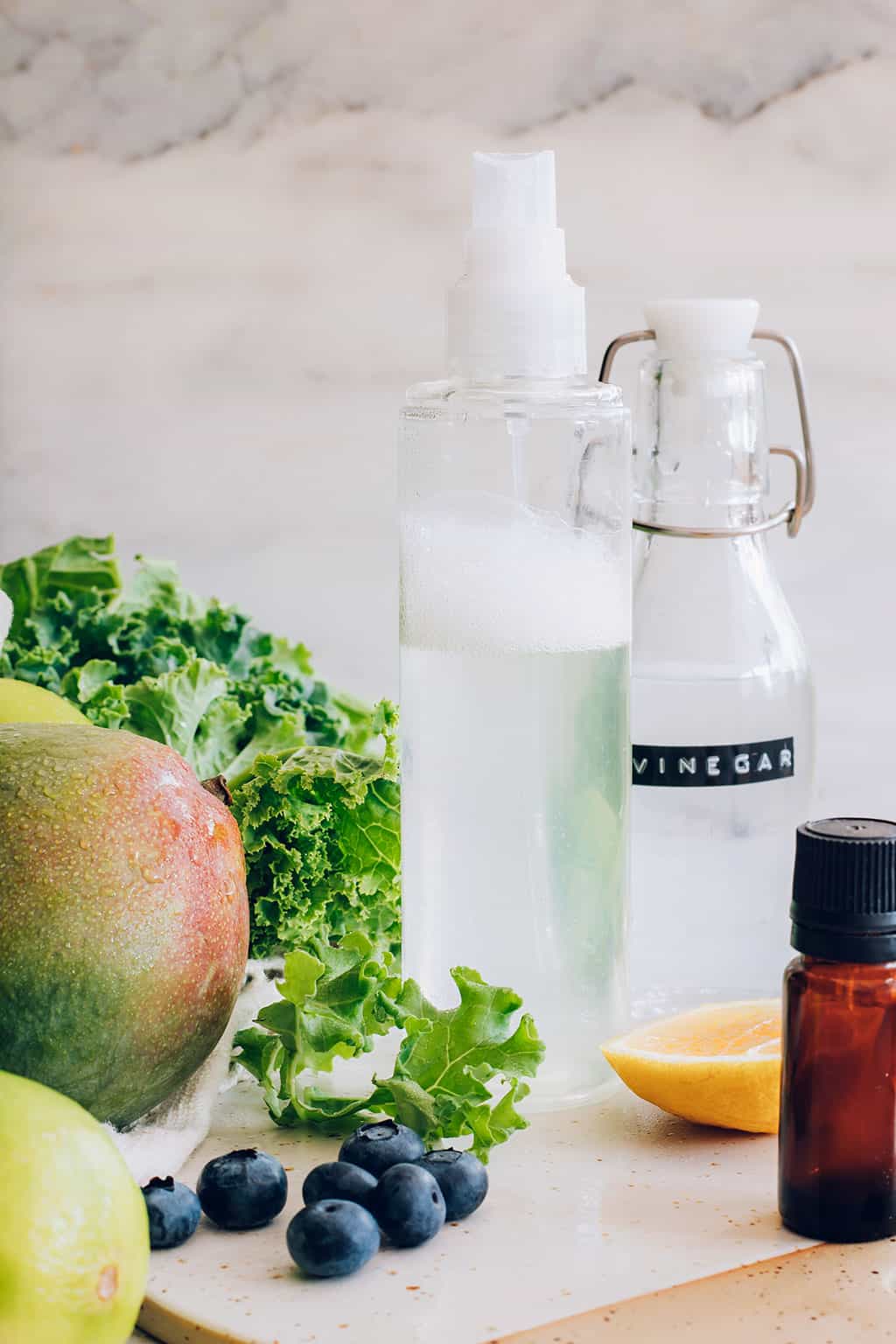 DIY Cleaning Spray for fruits and veggies