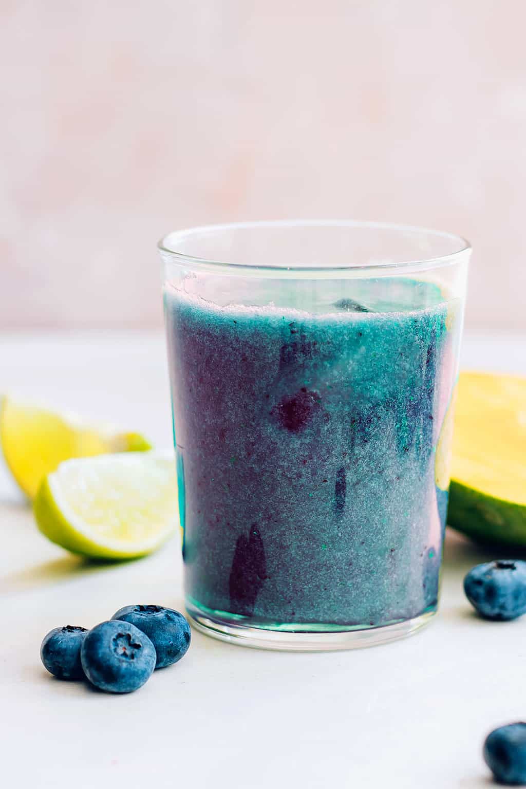 Blueberry and butterfly pea agua fresca recipe