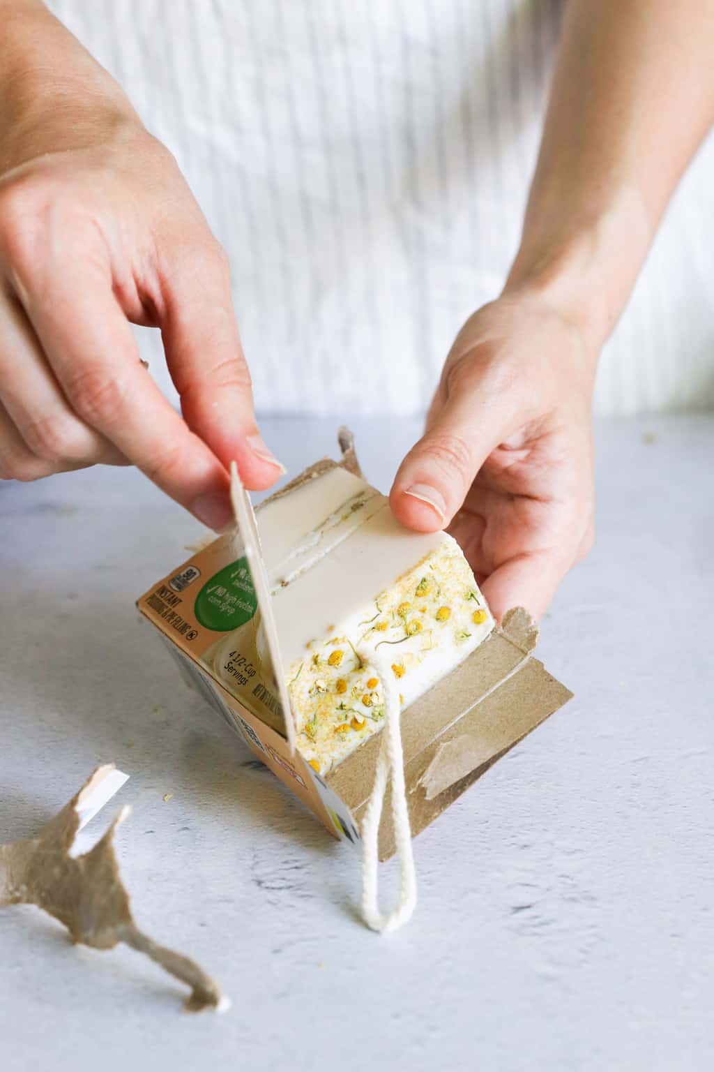 We'll show you how to make soap on a rope and share our recipe for nourishing thyme-grapefruit goat's milk soap. It makes a great gift!