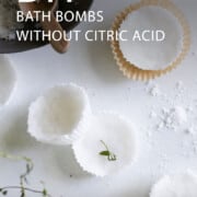DIY Bath Bombs Without Citric Acid