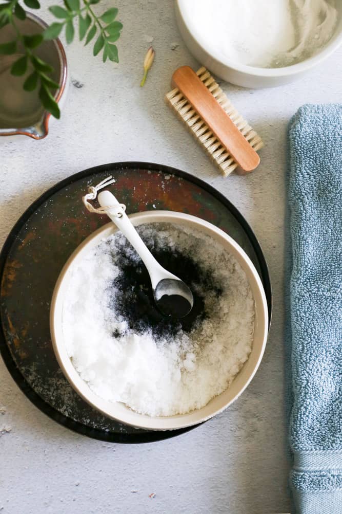 With soothing essential oil and activated charcoal, these black bath bombs are just what you need to calm irritated skin and get a relaxing soak too.