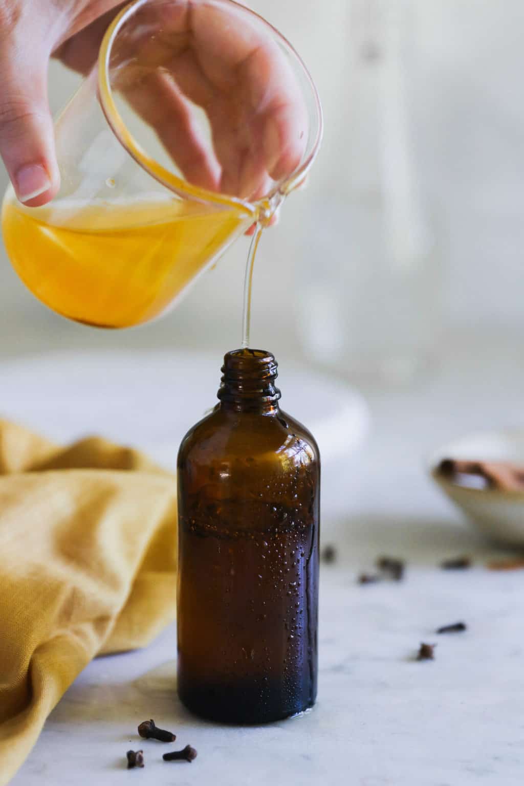 Homemade Minty Clove Mouthwash + Breath Spray Hello Glow