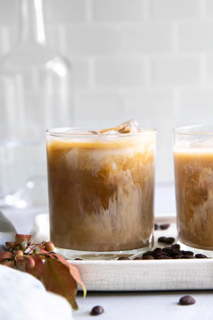 Learn how to make this battle tested White Russian recipe with your own homemade Kahlua, vodka and the creamer of your choosing.