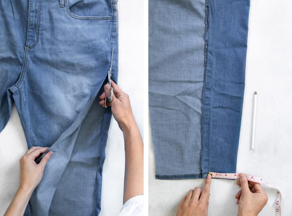 How to sew bell bottoms, bell bottom tutorial, bell bottom pants