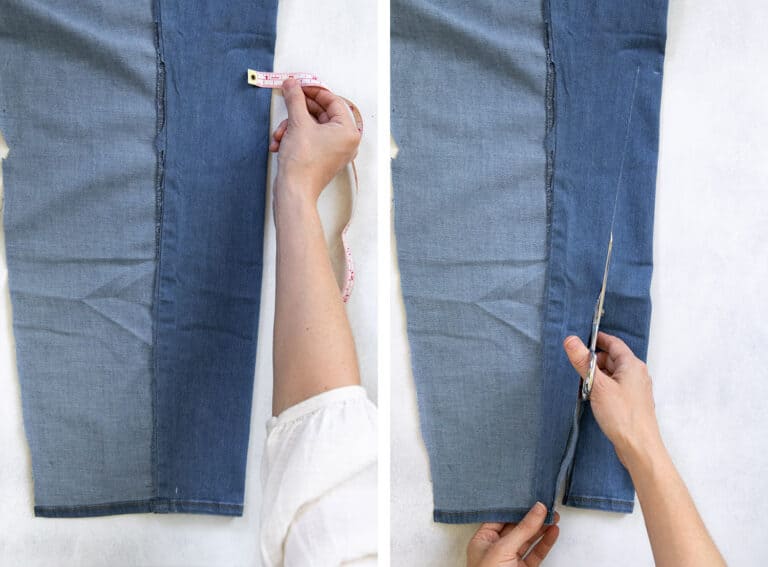 DIY Bell Bottom Jeans - HelloGlow.co