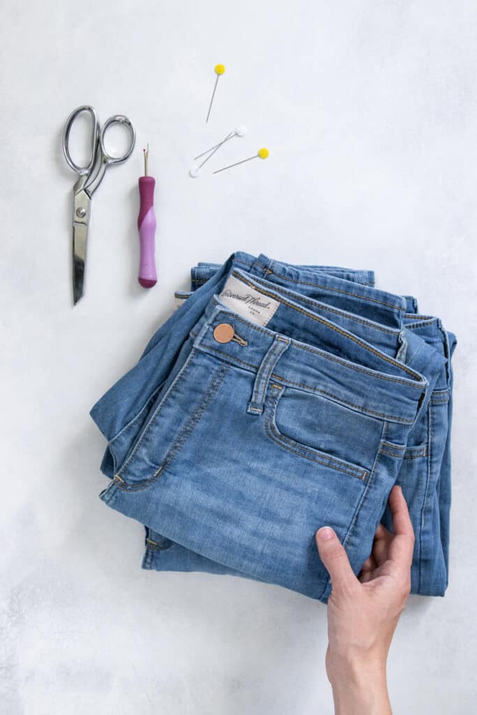 DIY 70's Wide Leg Jeans From Scratch ! How to make a pair of