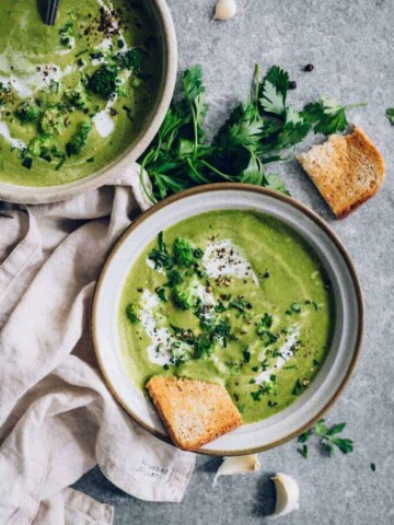 Healthy Cream of Broccoli Soup