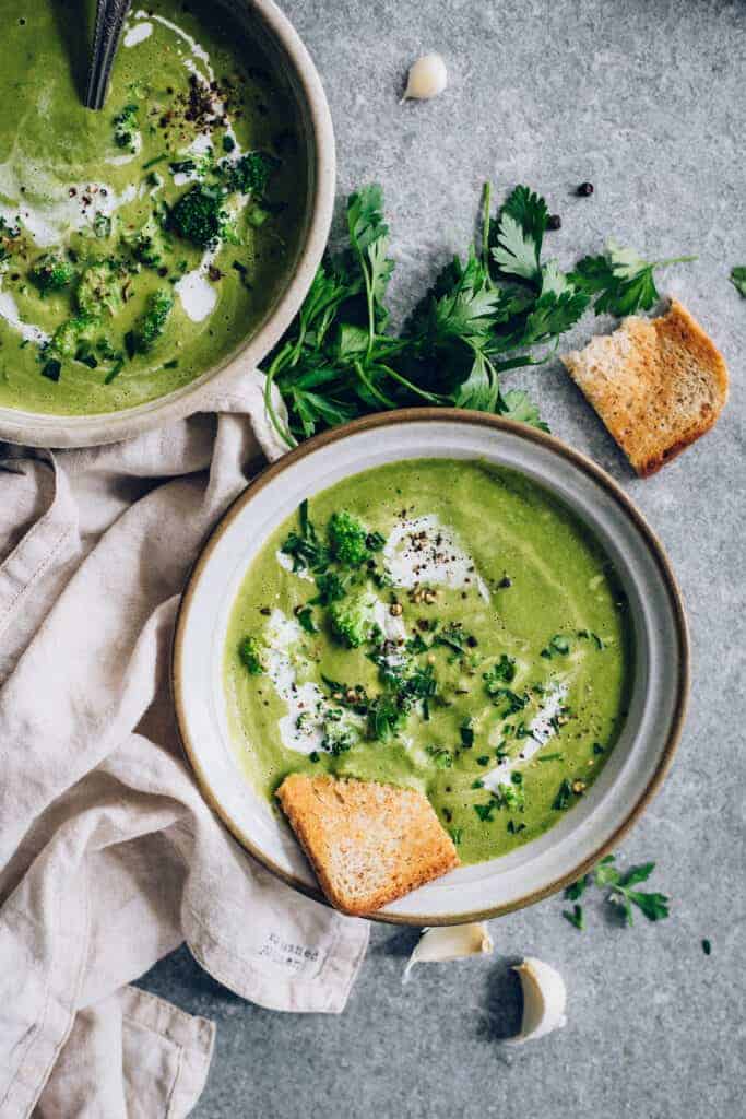 Healthy Cream of Broccoli Soup