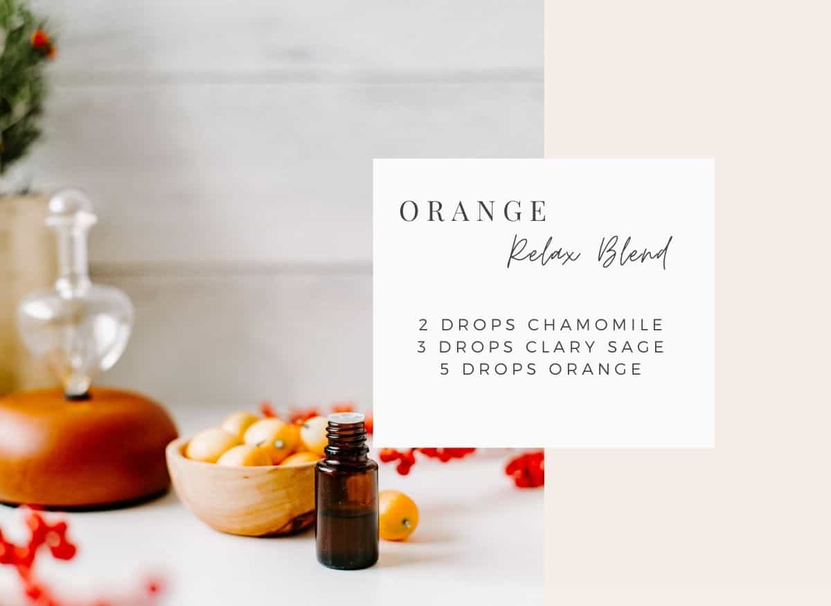 Relaxing Essential Oil Blend with Orange