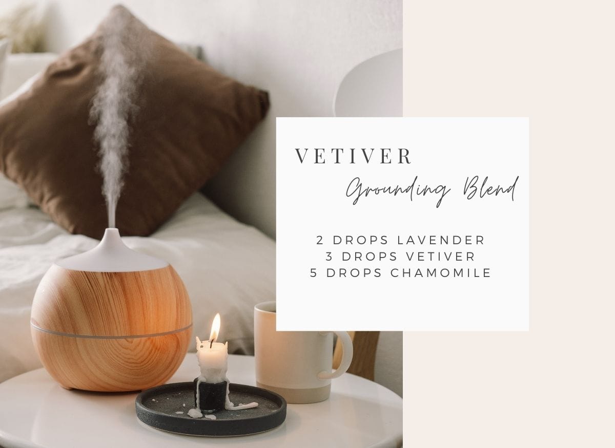 Calming Essential Oils - Vetiver Diffuser Blend