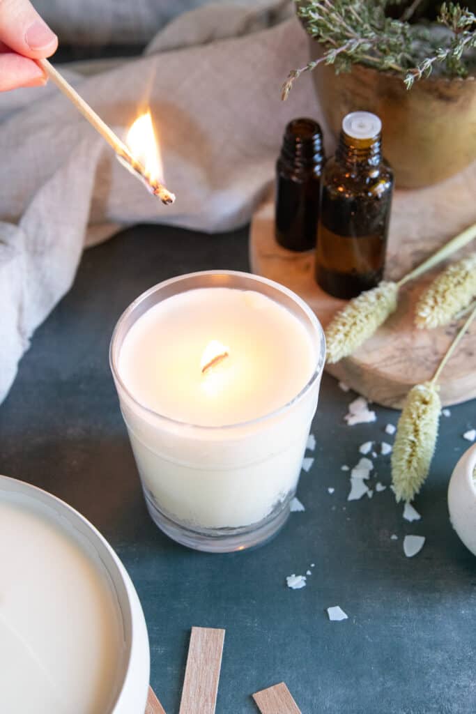 Make Your Home Extra Cozy With DIY Wood Wick Candles