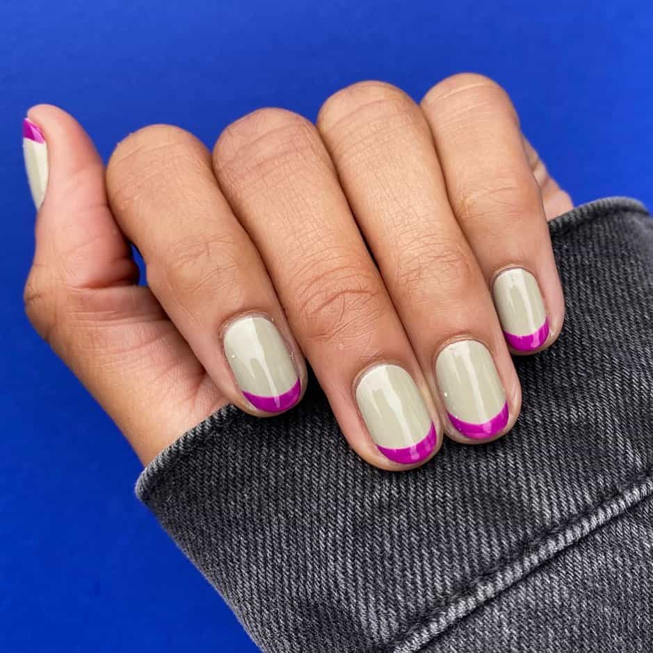 simple nail designs with lines