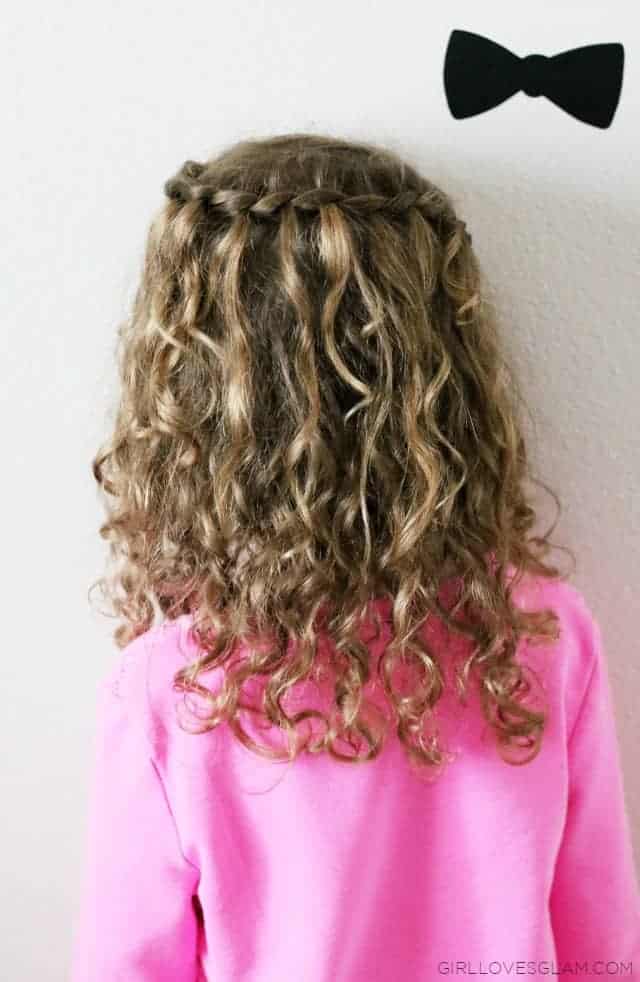 Waterfall Braid for Curly Hair by Girl Loves Glam