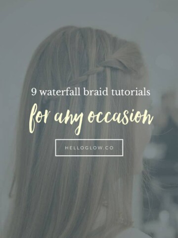 9 Waterfall Braid Tutorials Perfect For Every Occasion - Hello Glow