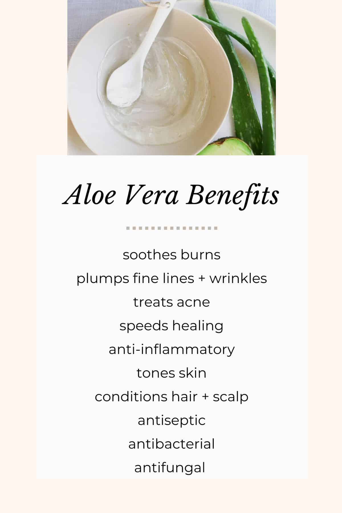 Aloe shop skin benefits