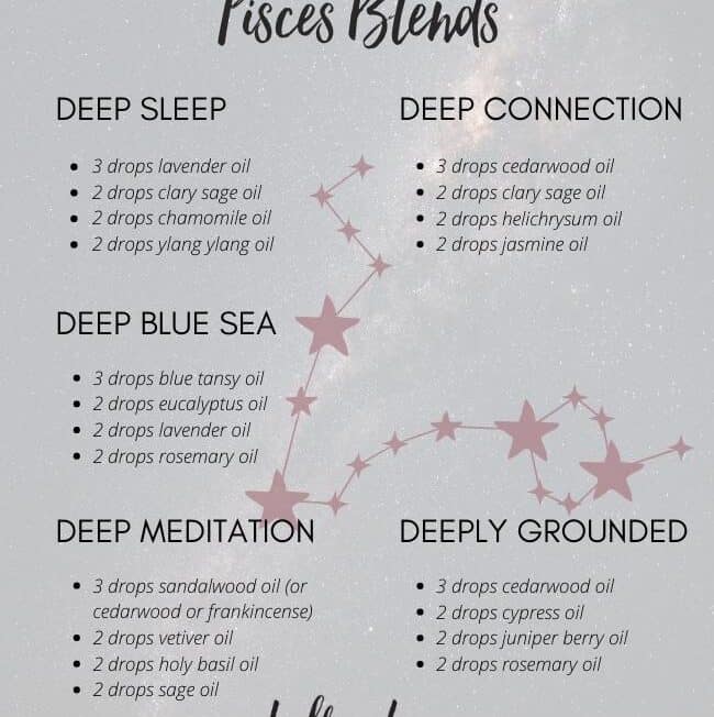 Pisces Essential Oil Diffuser Blends