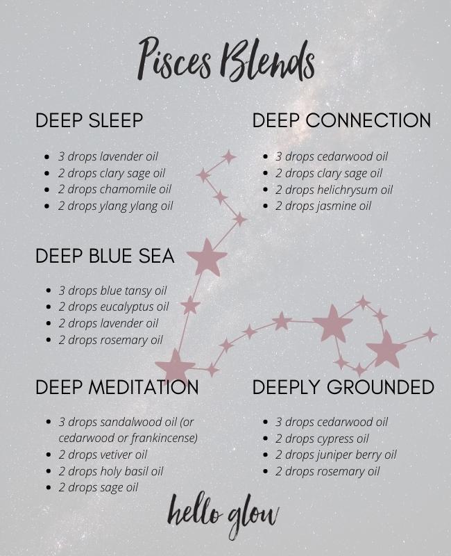 5 Essential Oil Blends for Pisces