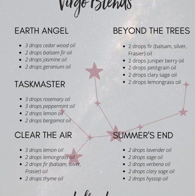 Essential Oils for Virgo + Diffuser Blends