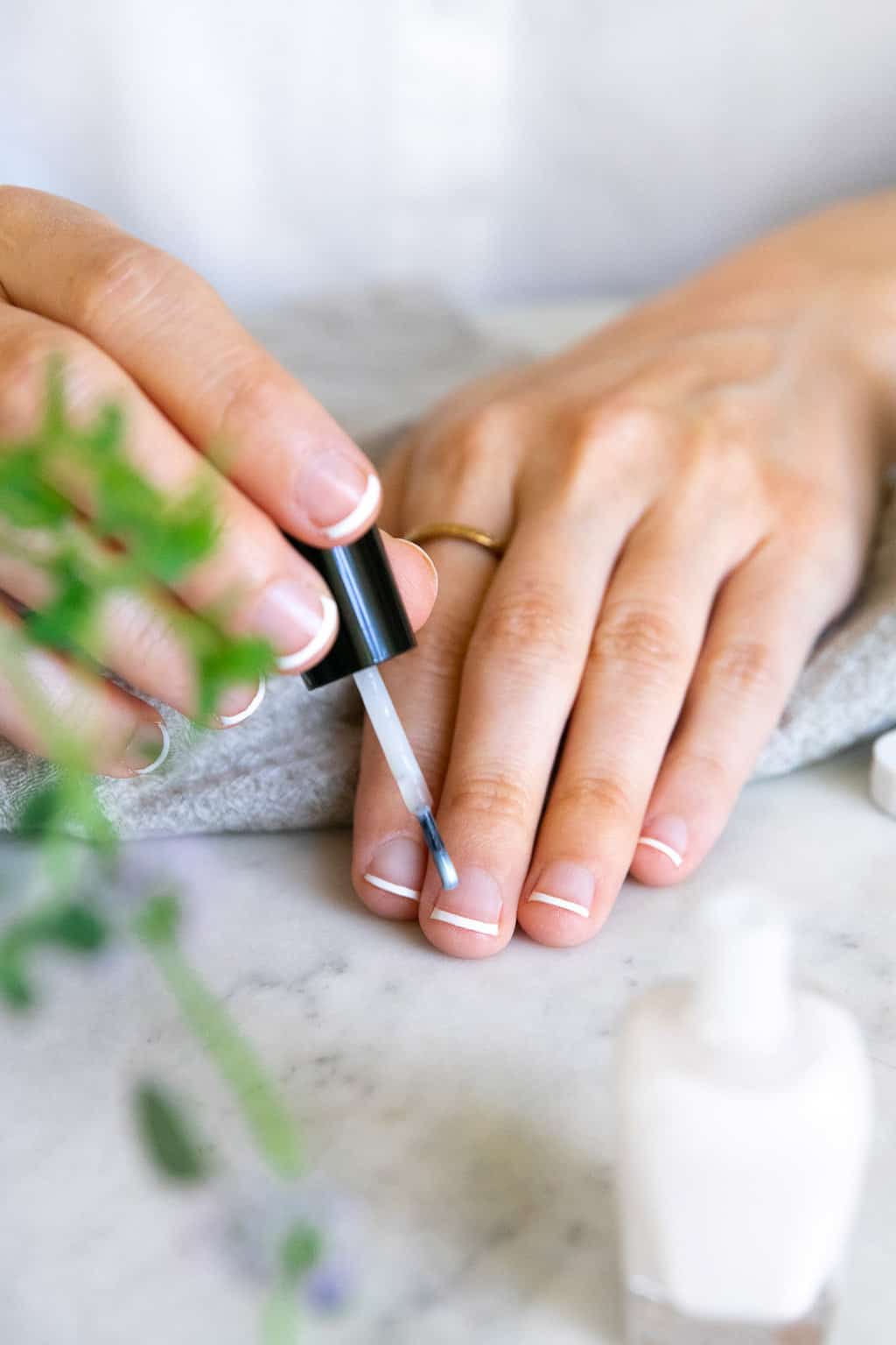 How to do a french manicure at home