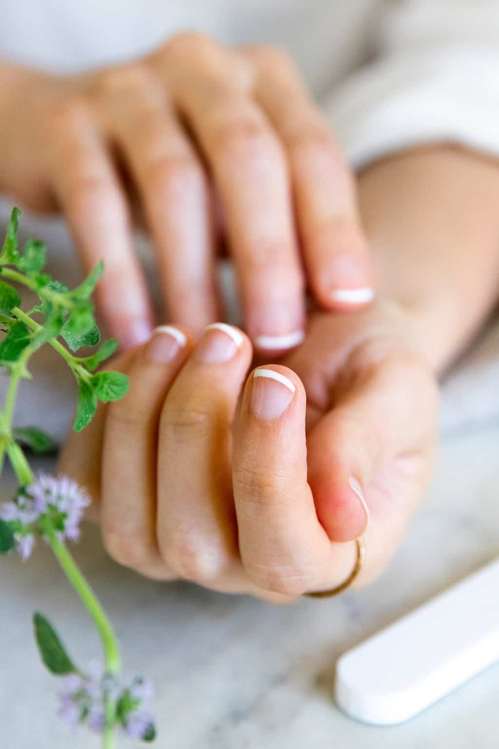 How to do a french manicure at home