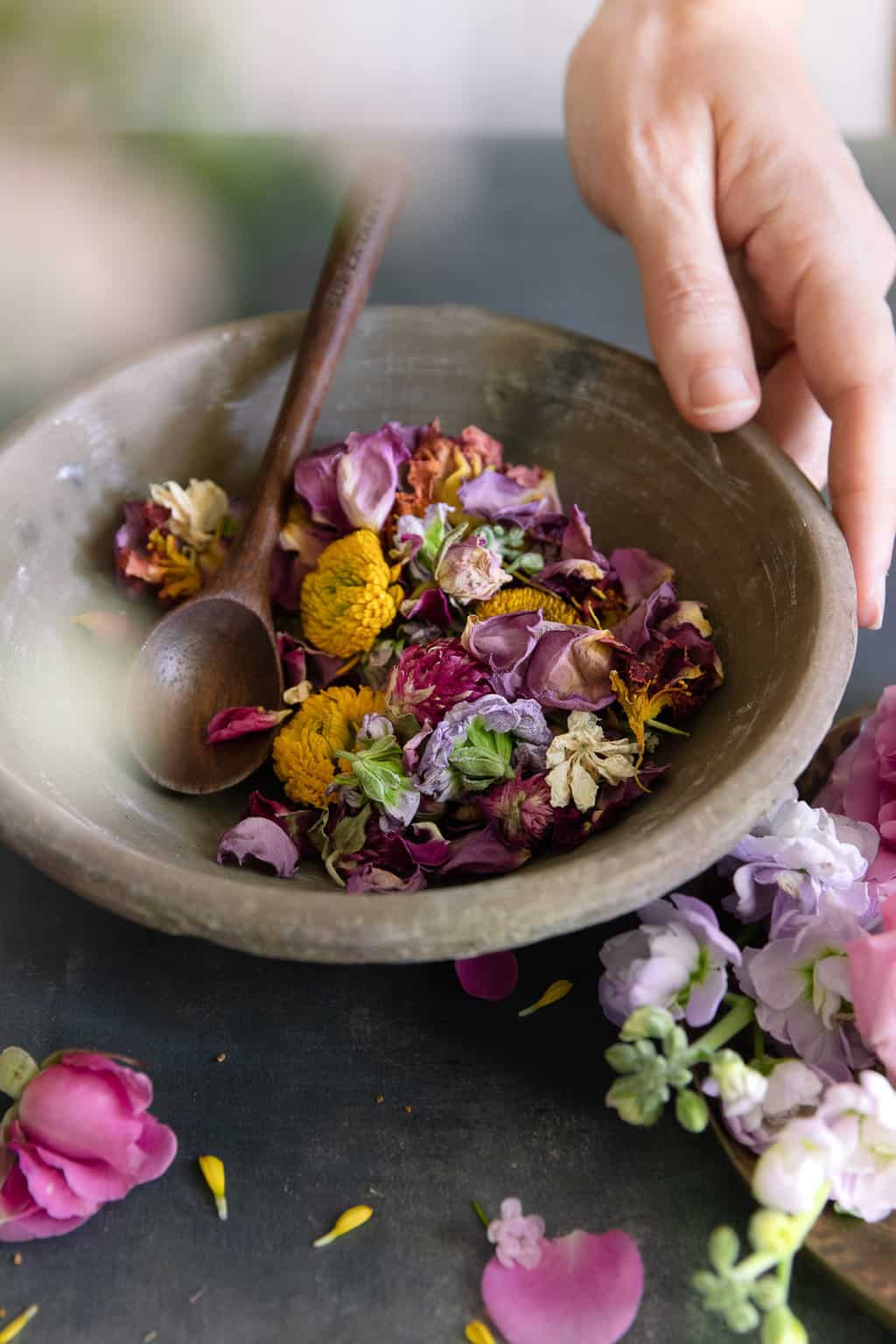 How To Dry Flowers + Make Naturally Scented Potpourri