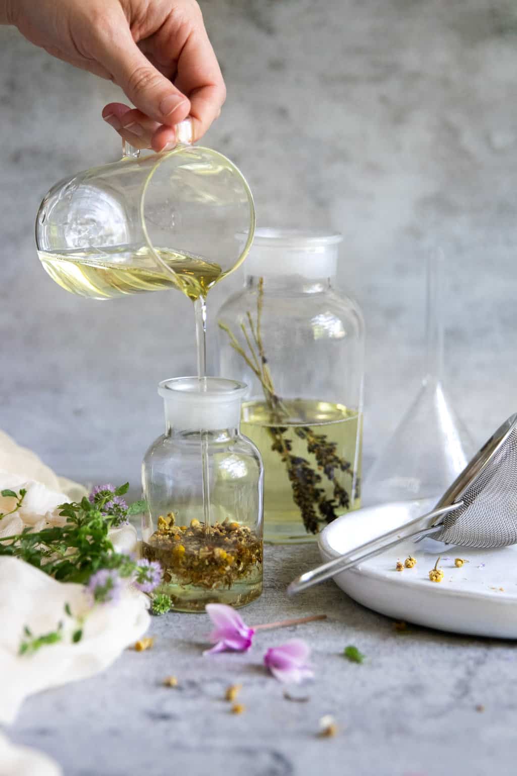 how to make herbal oils