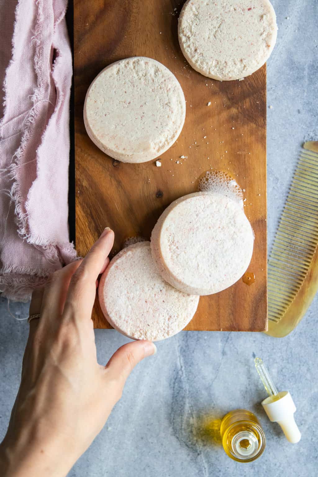 Homemade Sea Salt Shampoo Bar Recipe