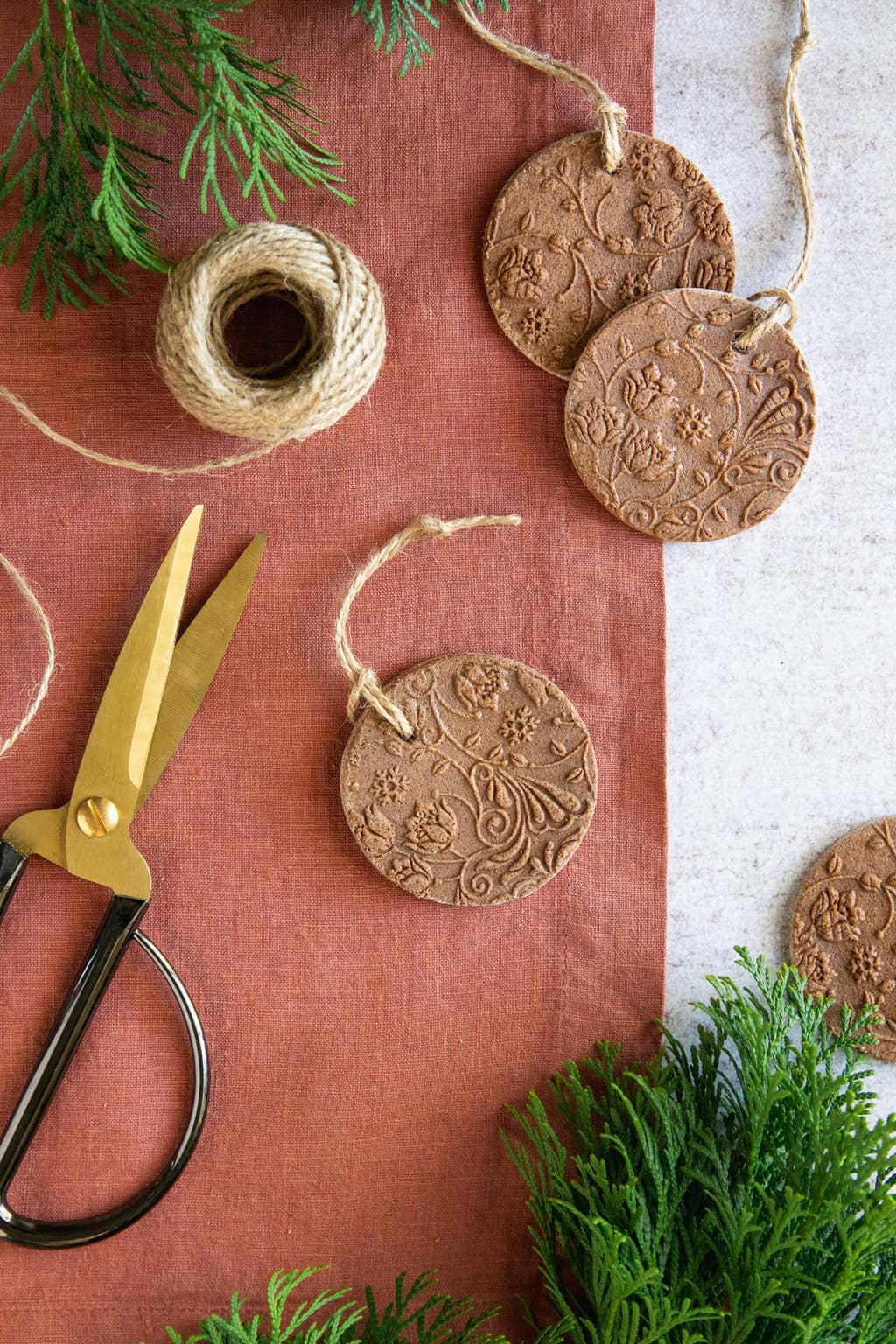 homemade cinnamon ornaments