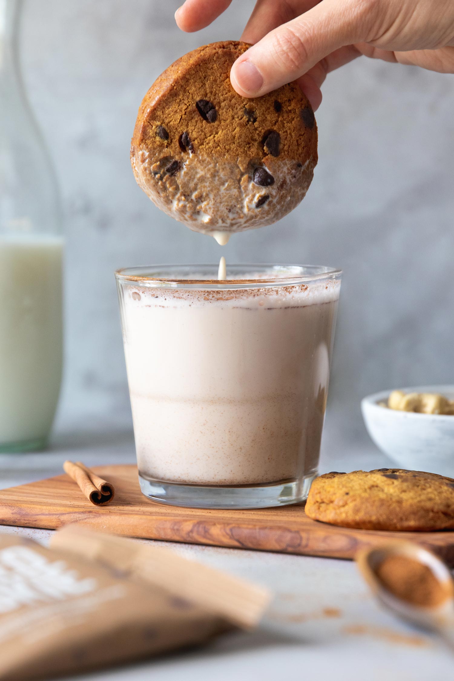 Beat Afternoon Cravings With Chai Spiced Cashew Milk + a Naked Cookie
