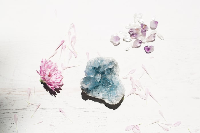 Capricorn Crystals Amethyst and Celestite