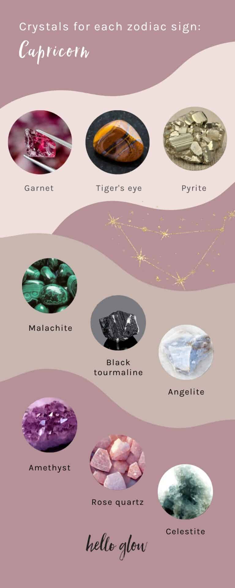 9 Must-Have Crystals for Capricorns Learning to Lighten Up | Hello Glow