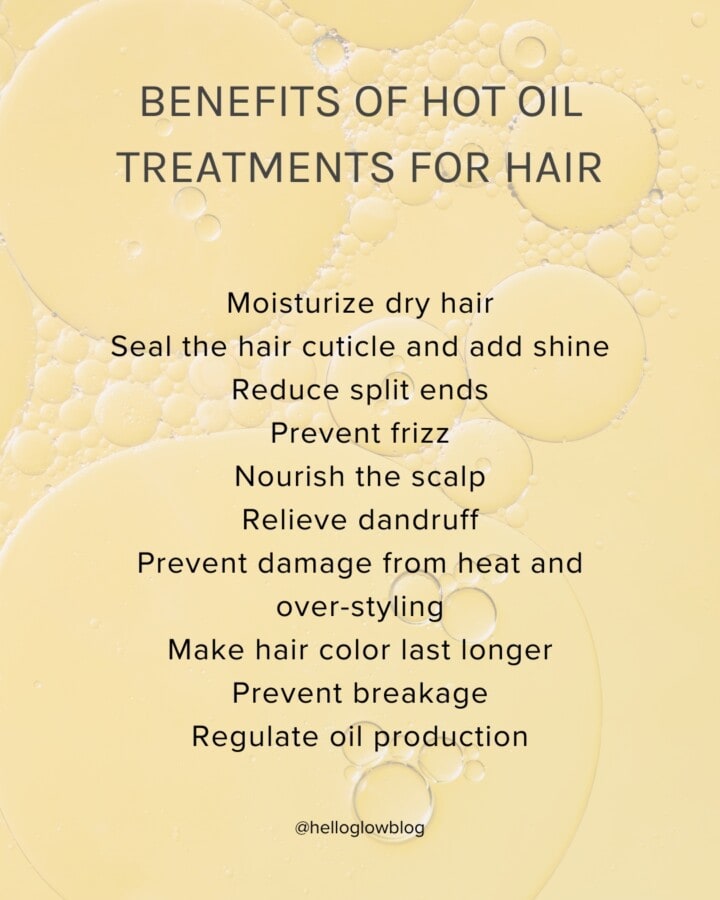 Benefits of hot oil treatments for hair