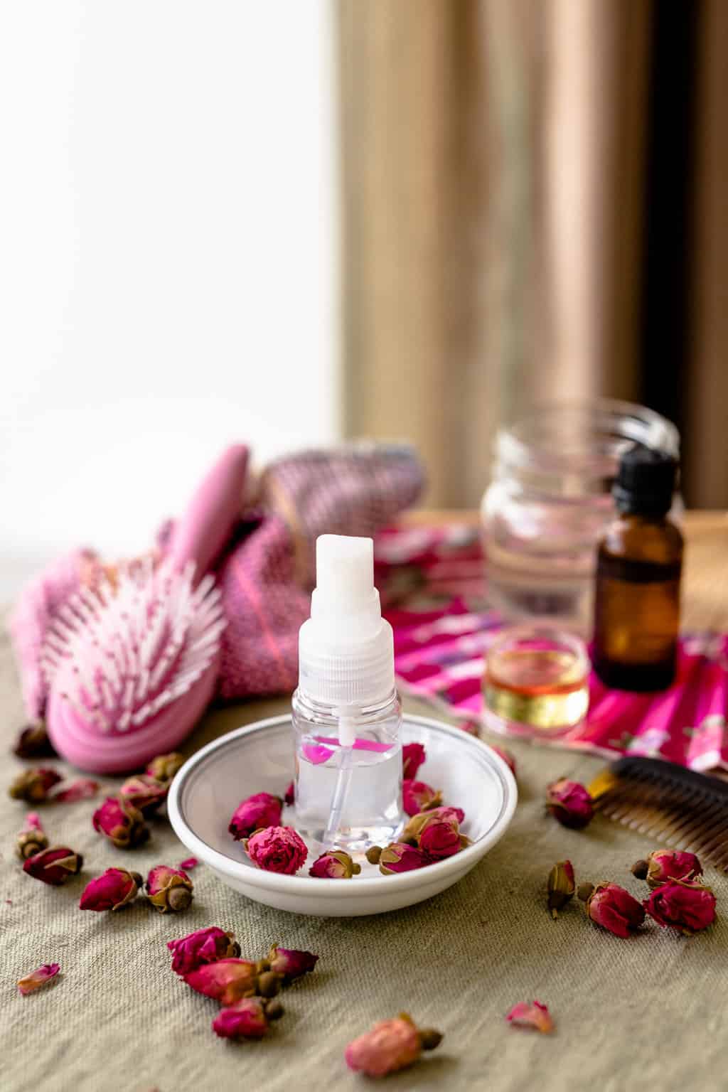 How To Use Rose Water For Hair Benefits  DIY Methods