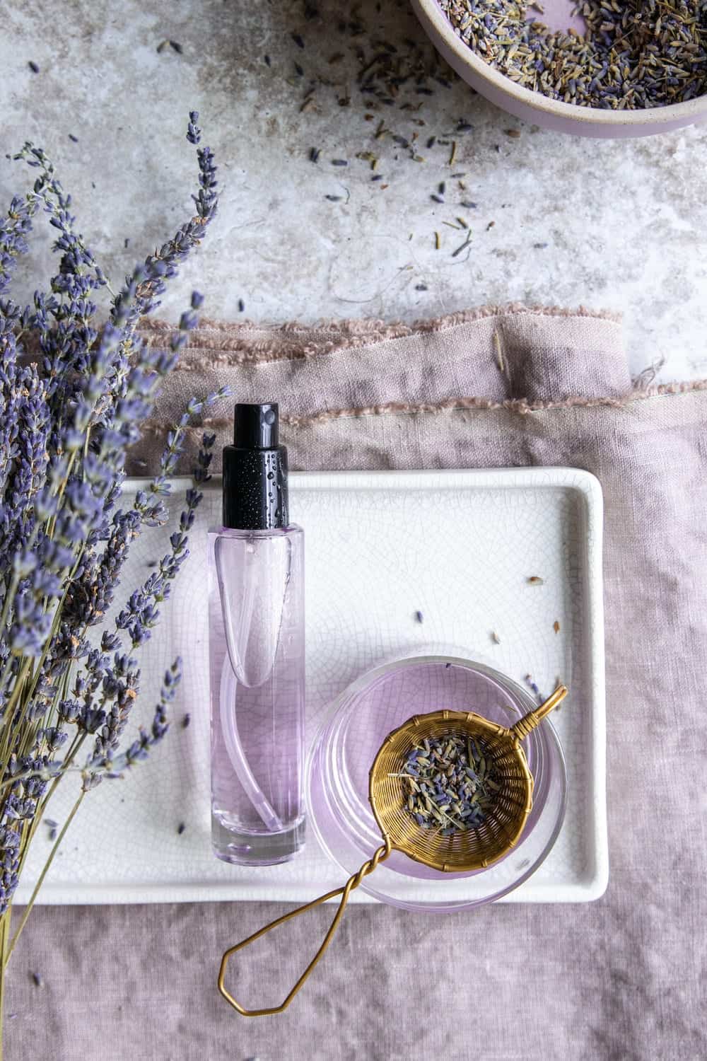 How to make lavender floral water perfume