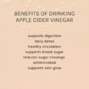Benefits of drinking ACV