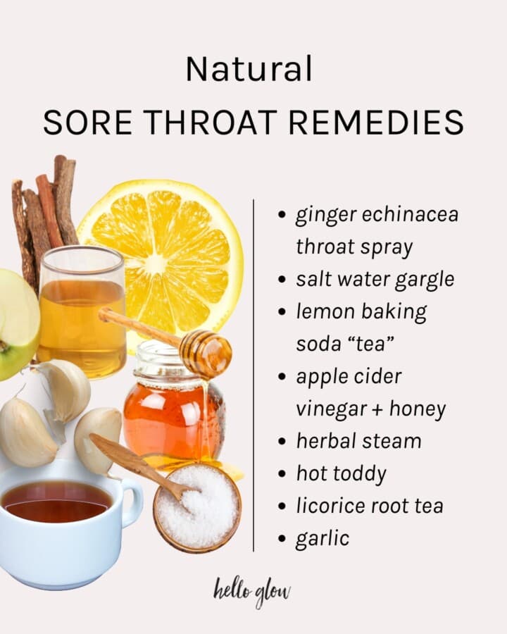 Natural ways to treat a sore throat