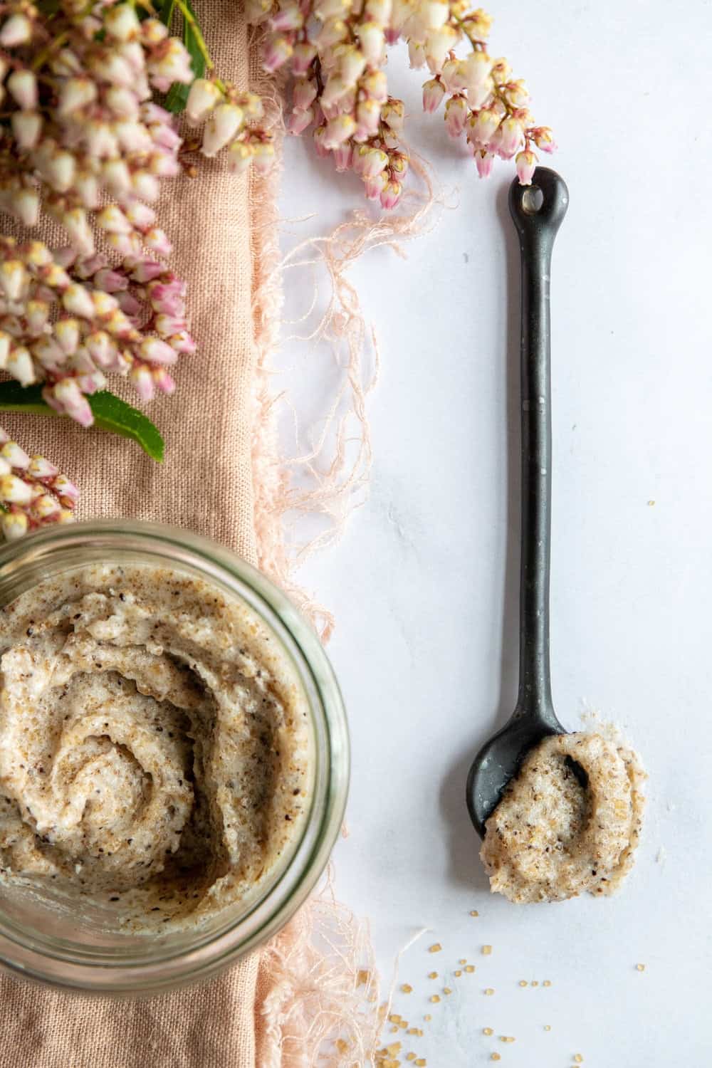 whipped shea butter sugar scrub