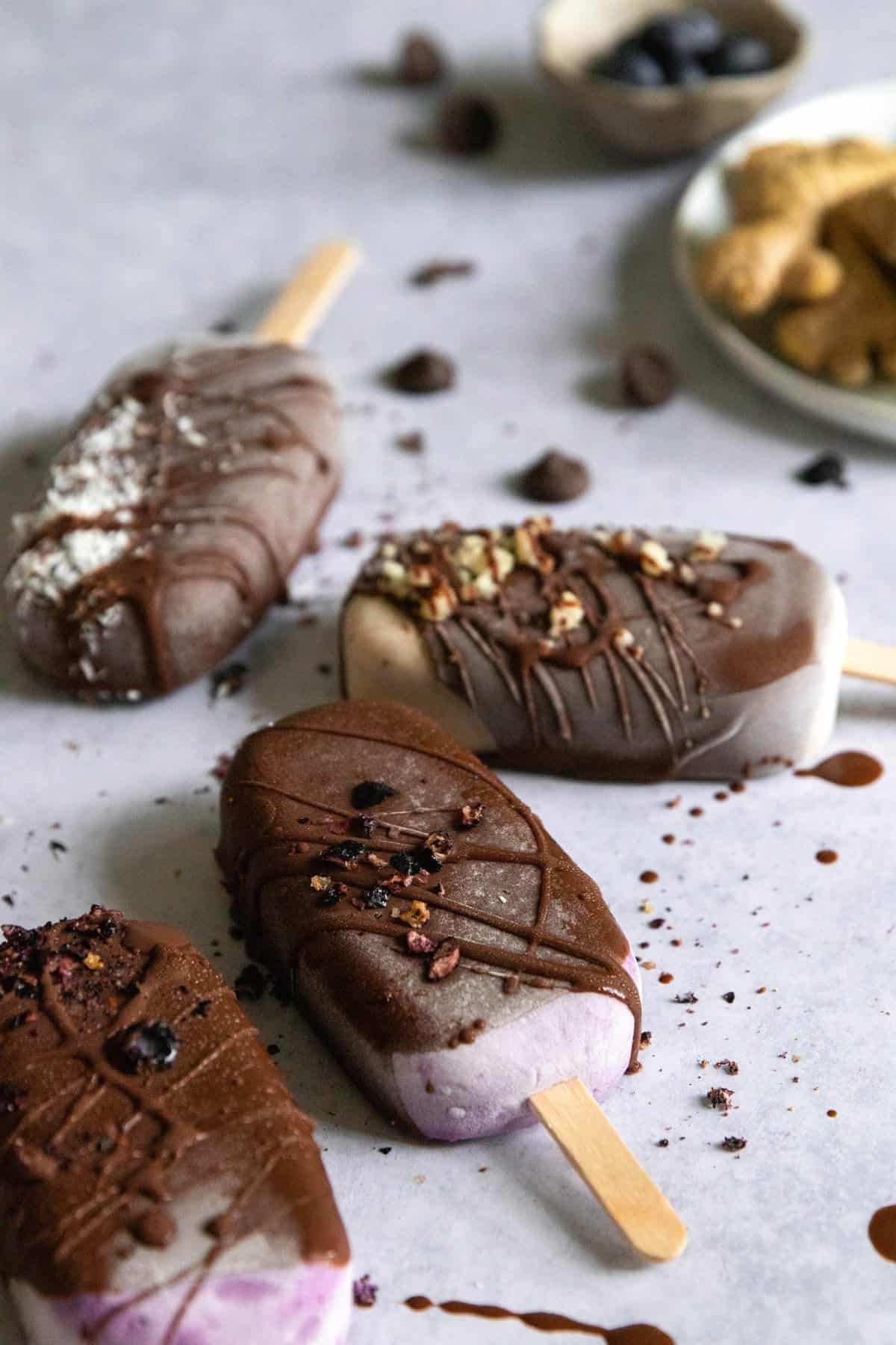 Chocolate Dipped Popsicles