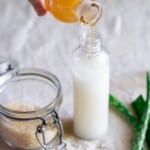 RIce milk cleanser recipe