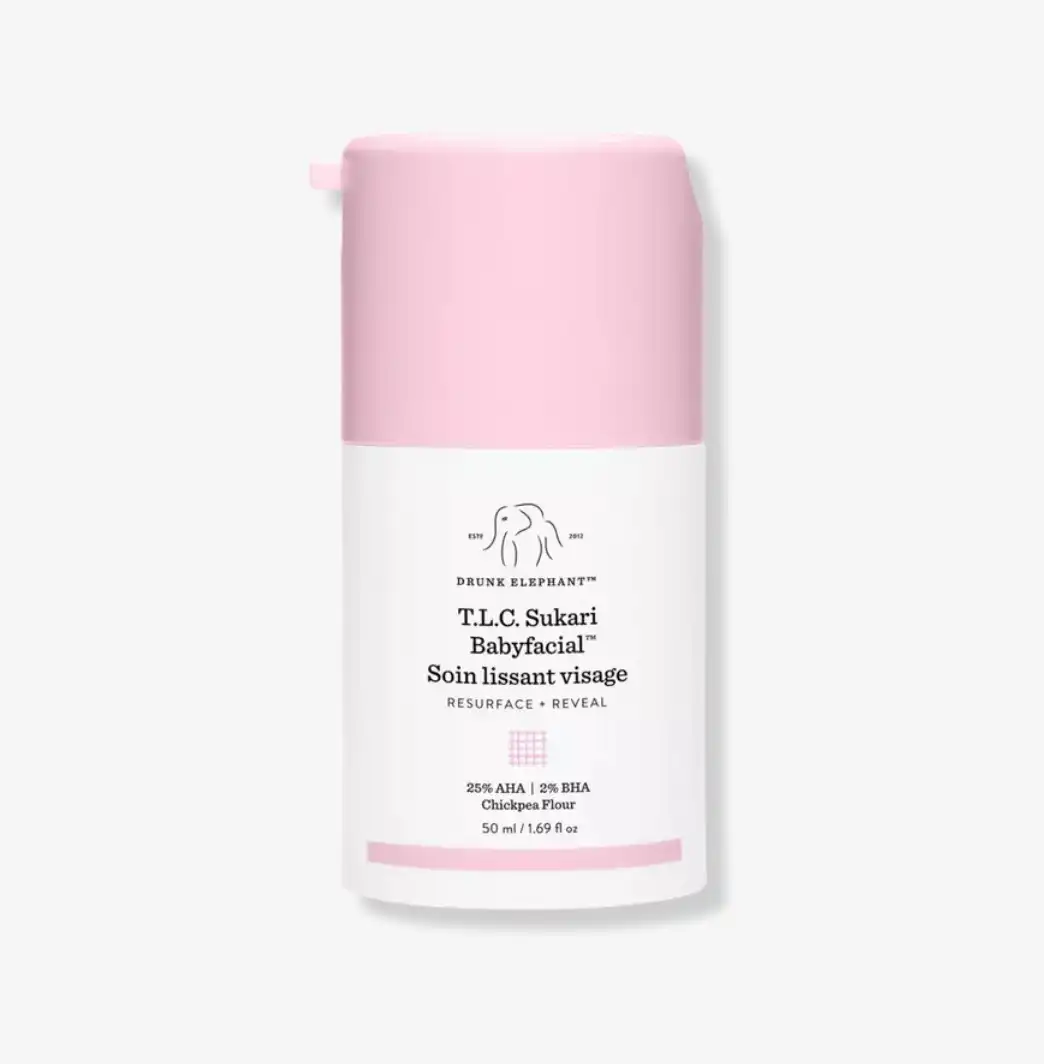 T.L.C. Sukari Babyfacial AHA + BHA Mask - Drunk Elephant