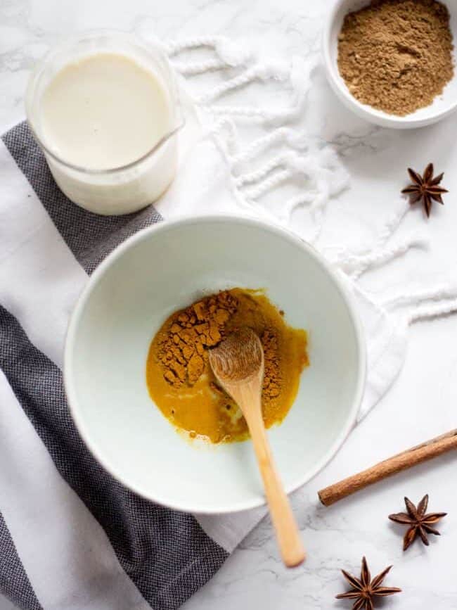 make your own chai spice mix for a turmeric chai latte recipe