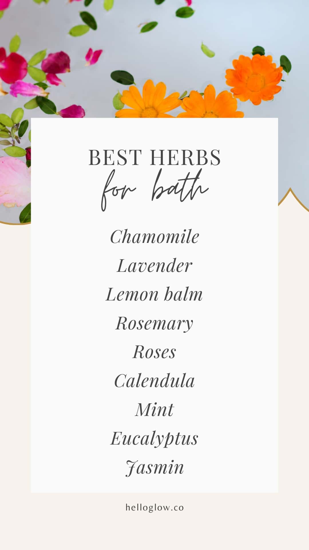 Best herbs for bath