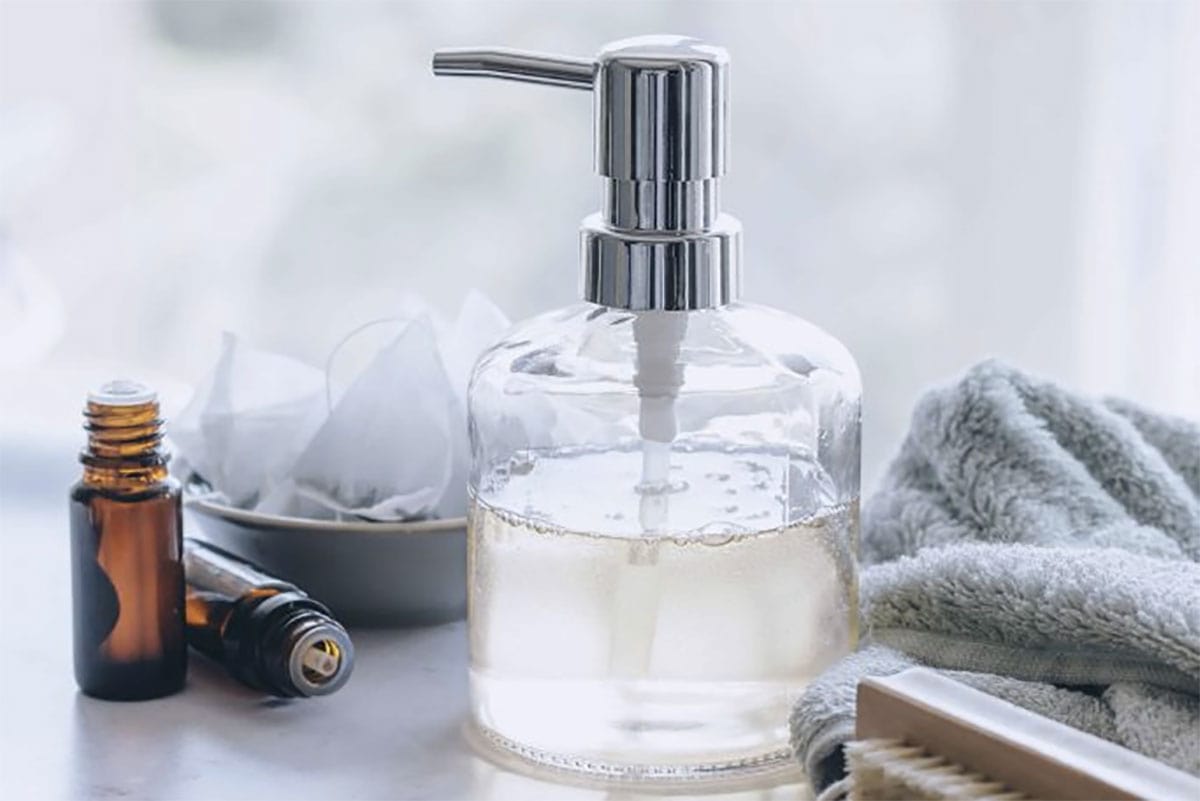 DIY with Homemade Moisturizing Liquid Hand Soap - The Birch Cottage