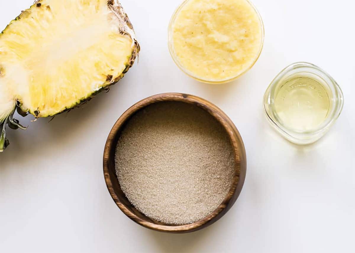 Skin Brightening DIY Sugar Scrub (Lemon, Coconut Oil, Honey)