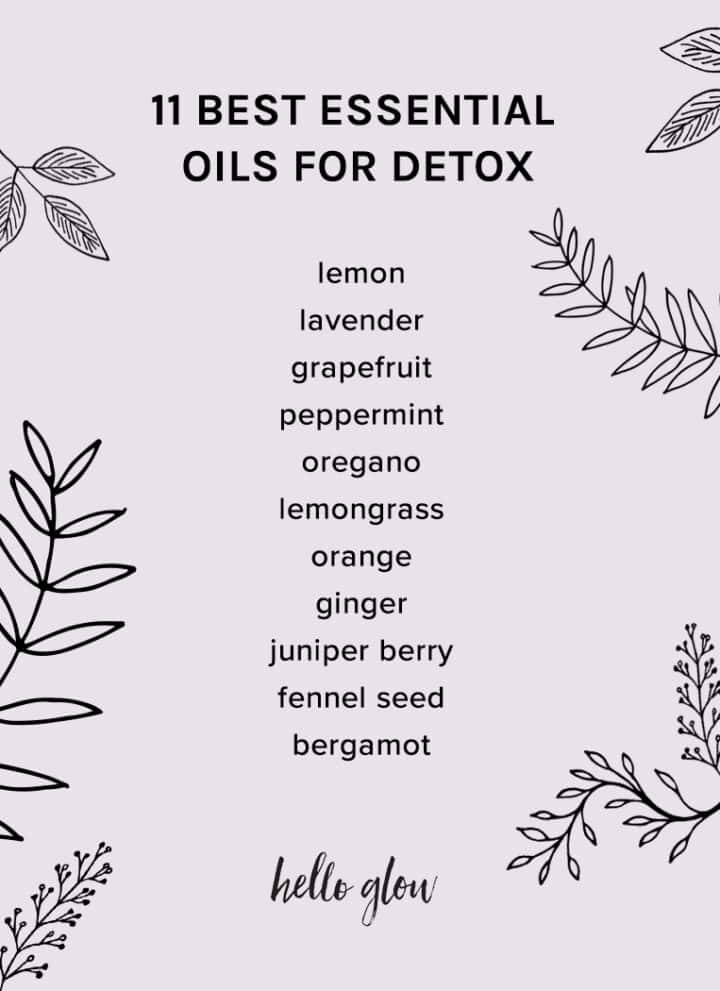 Top 11 Essential Oils for Detox | HelloGlow.co