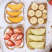 Breakfasts for gut health: toast