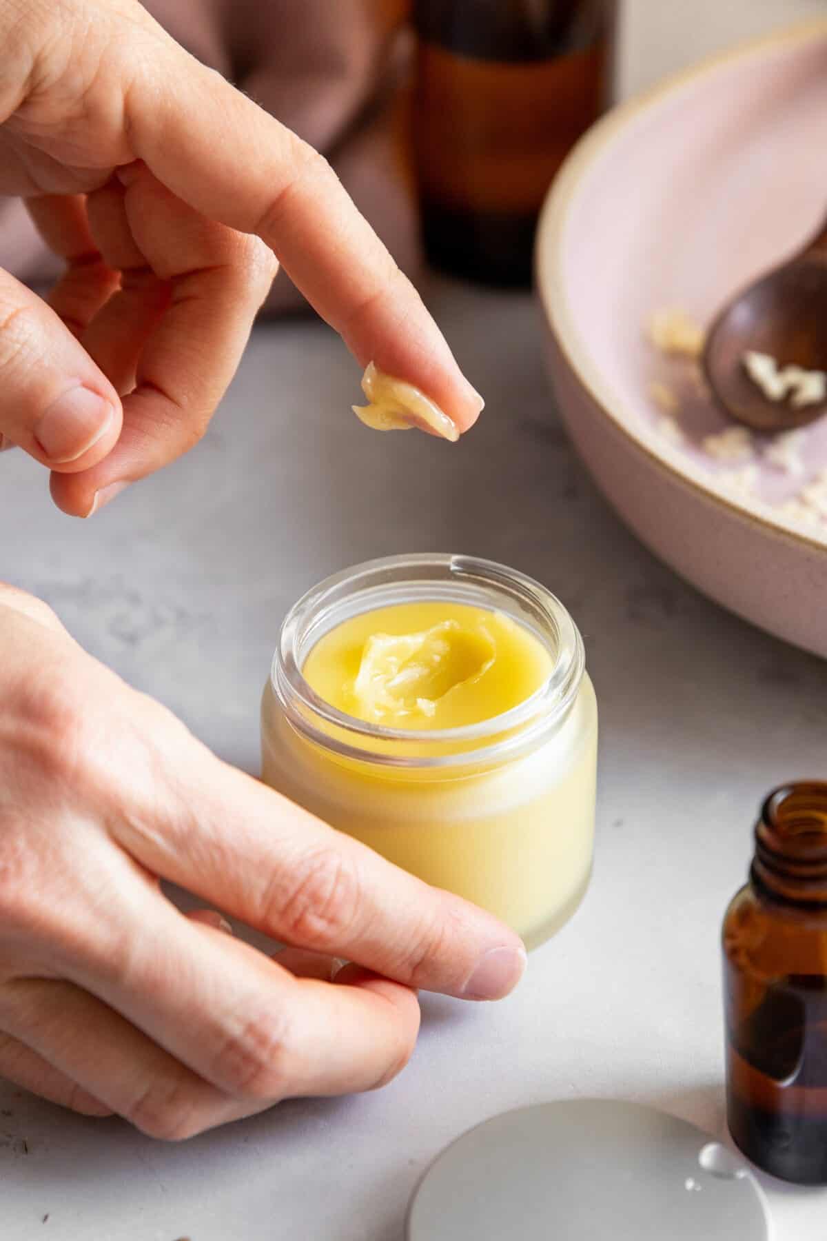 Let Homemade Nail Balm Recipe Cool Before Applying