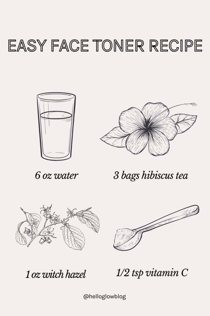 Basic face toner recipe