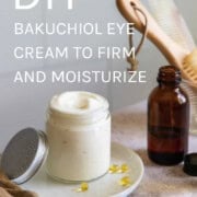 DIY bekuchiol eye cream